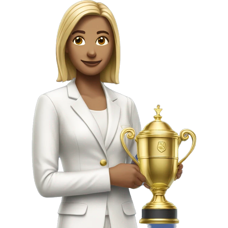 Women’s Wimbledon trophy  emoji