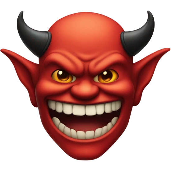 devil with evil grin rubbing his hands emoji