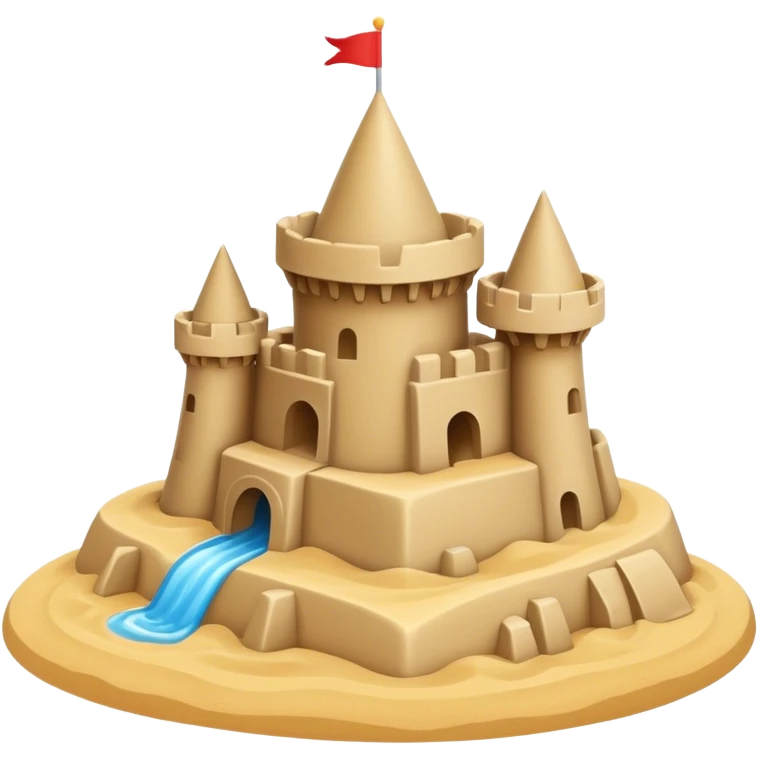 Sandcastle  emoji