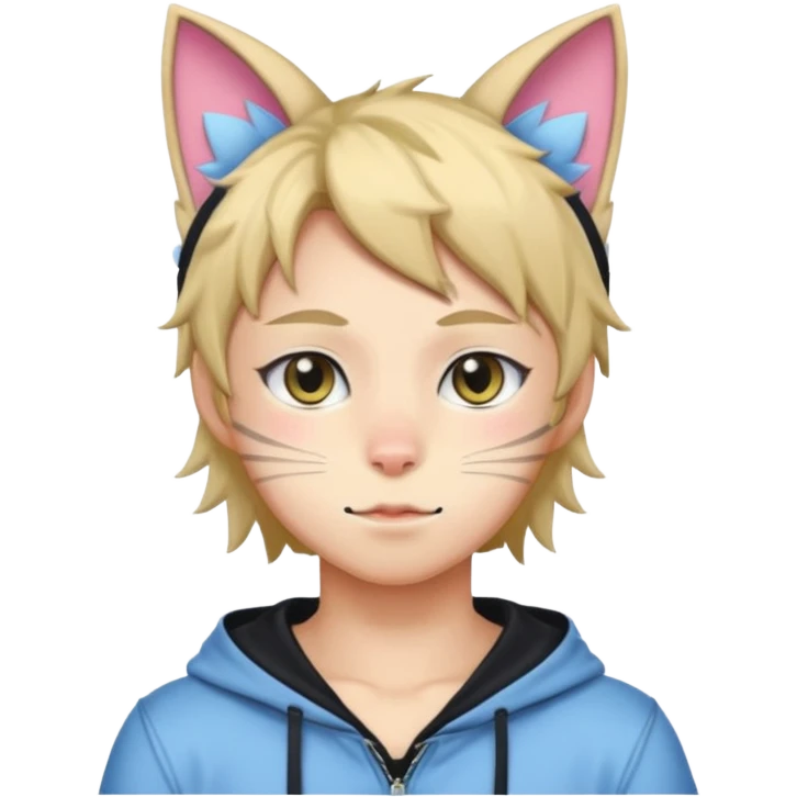 Femboy cat boy  emoji