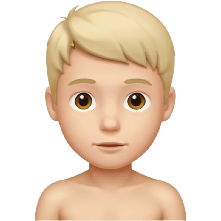 Nude boy emoji