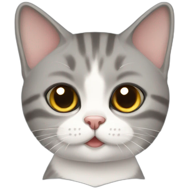 cute british short hair cat emoji