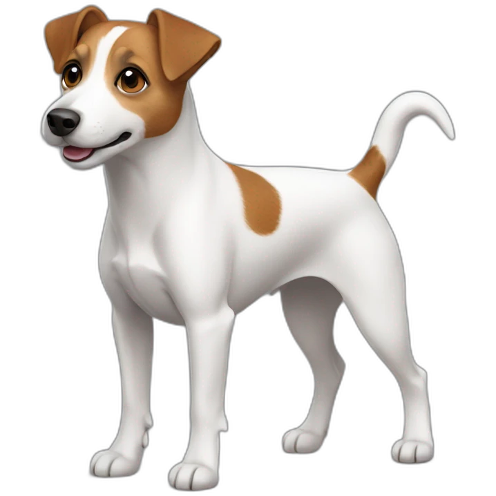 dog Jack Russell Terrier full body emoji