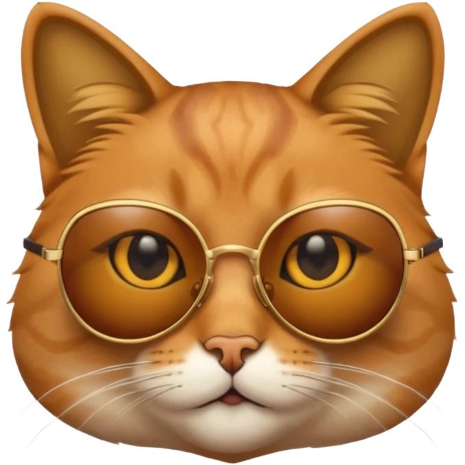 Cat wearing sunglasses emoji