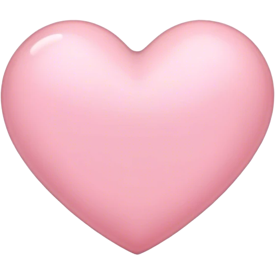 light pink heart emoji