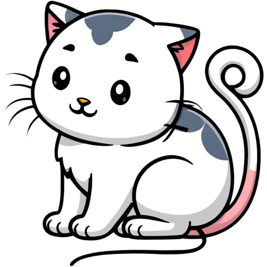 sleepy cat curled up emoji