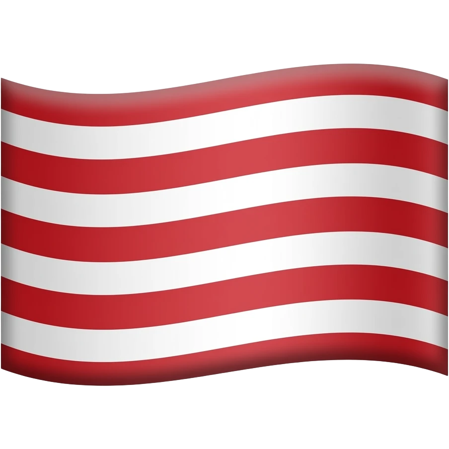 Make A Red-White-Red-White-Red-White-Red-White-Red Stripes Flag emoji
