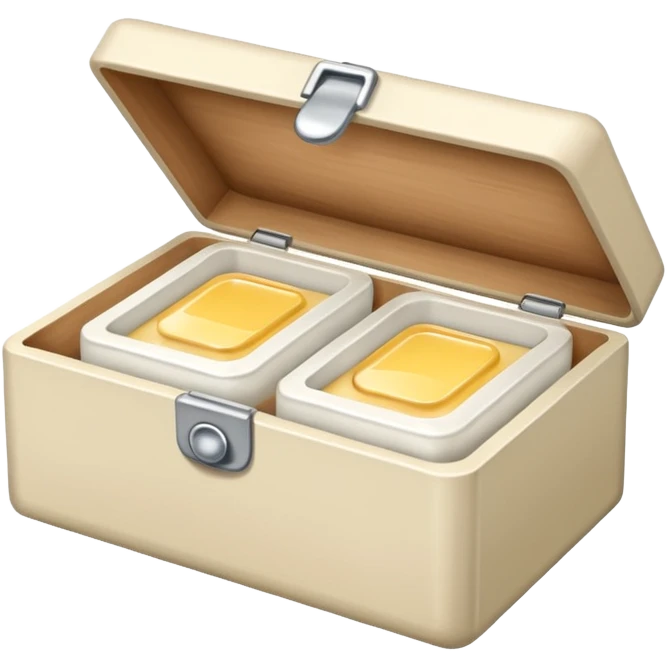 cream medicine in a box emoji