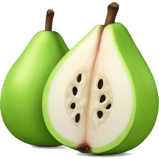 white guava emoji