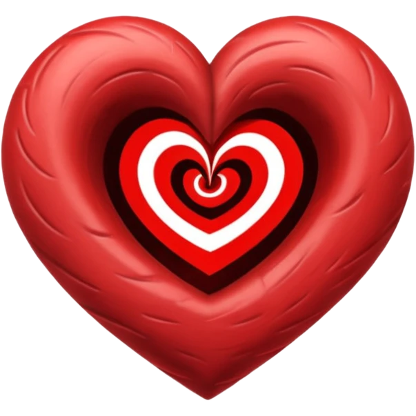 heart with a dark spiral emoji