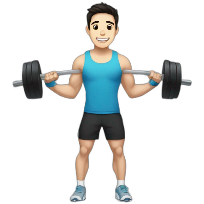 david archuleta lifting weights emoji