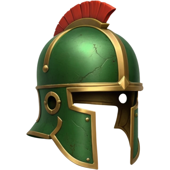 green roman helmate emoji