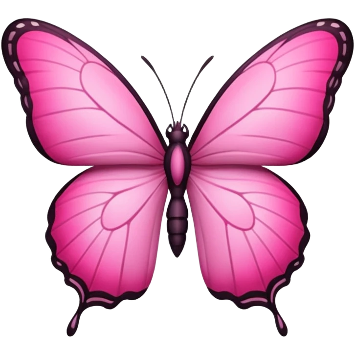Borboleta rosa emoji