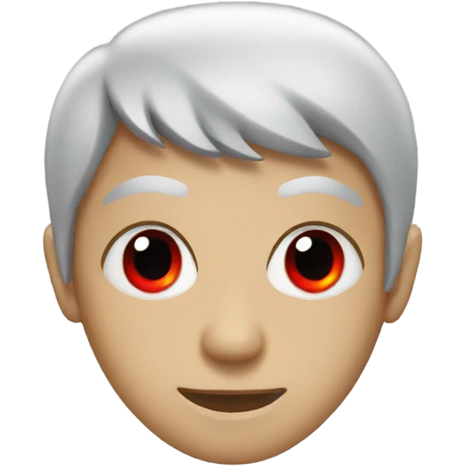 Red eyes emoji