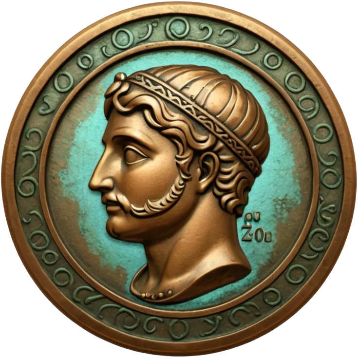 Ancient coin (patina) emoji