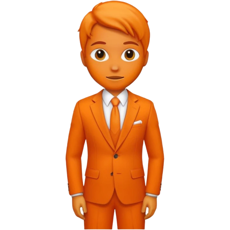 orange suit emoji