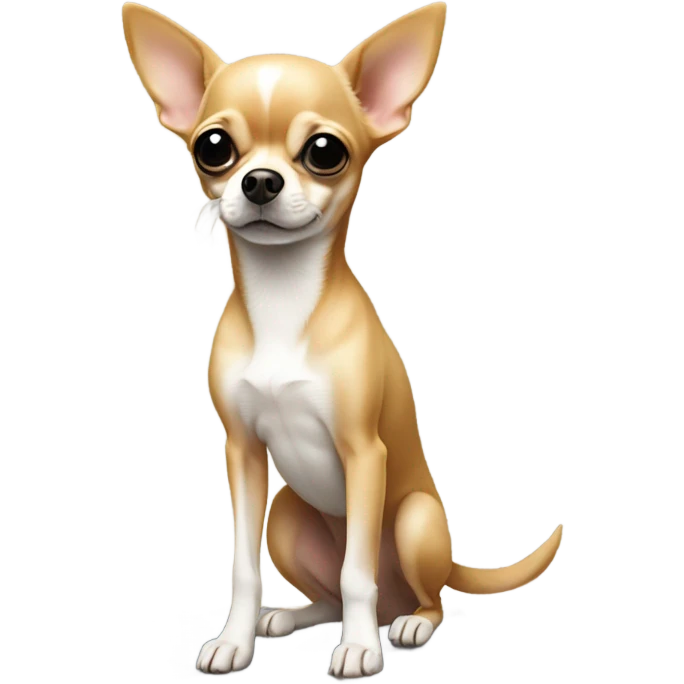 Chihuahua peeing on rug emoji