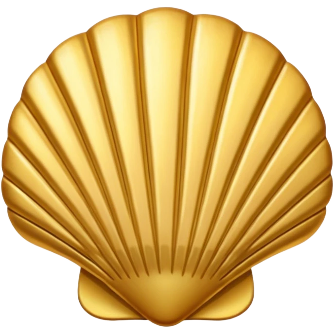gold shell emoji