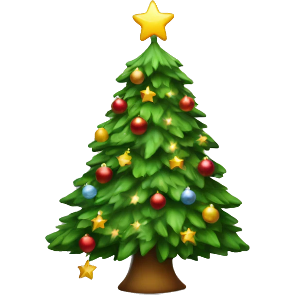 Magic Christmas tree emoji