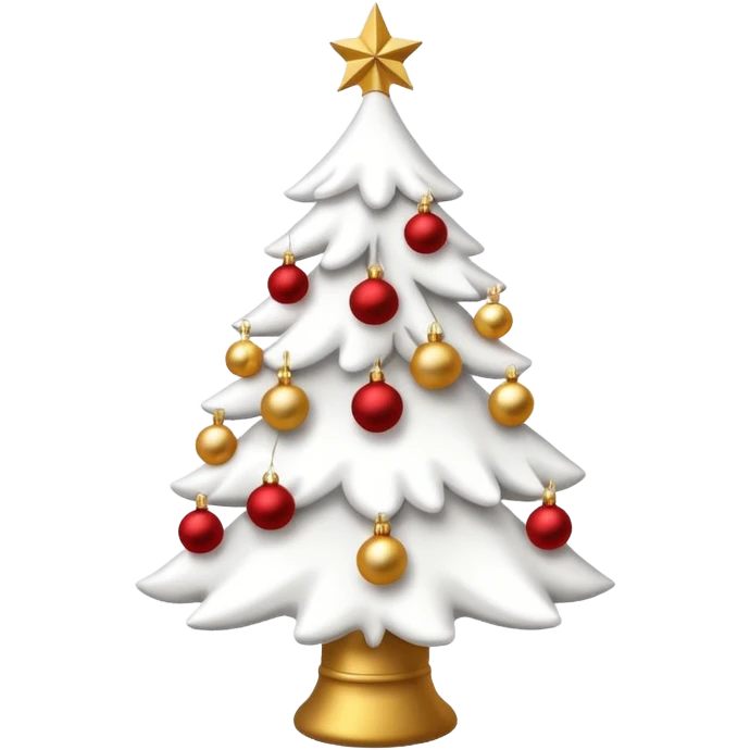 White christmas tree  emoji