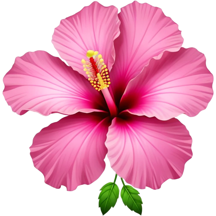 🌺 pink hibiscus  emoji