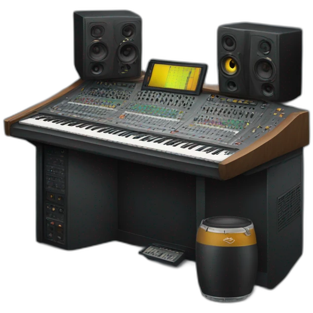 Mixing table studio emoji