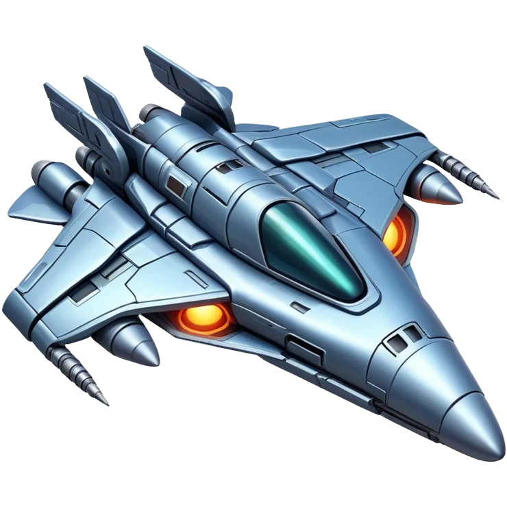 Massive galactic SHMUP space ship emoji