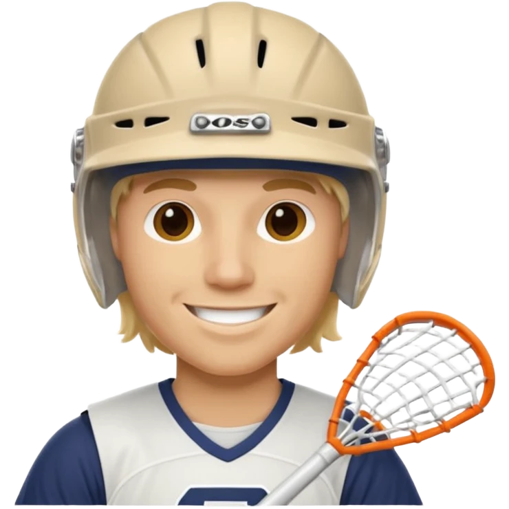 Blonde white lacrosse guy emoji