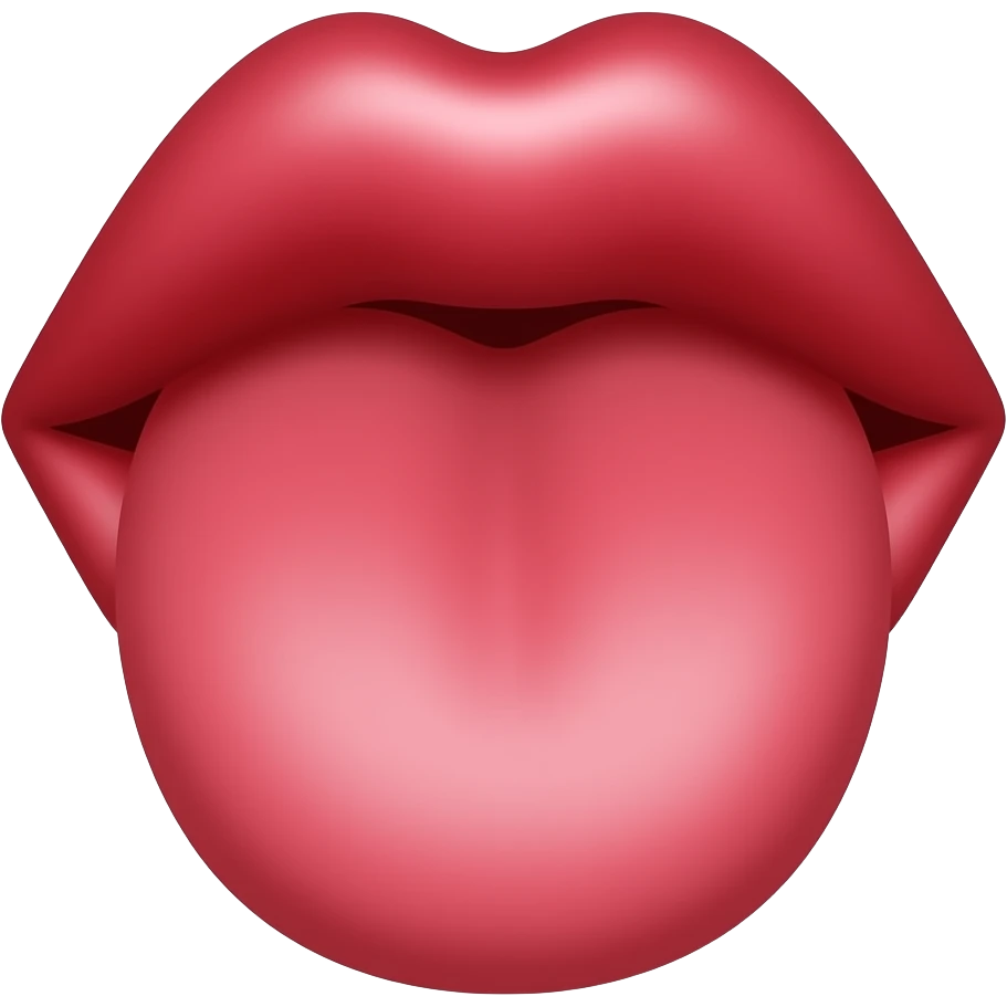 Licking vagina emoji