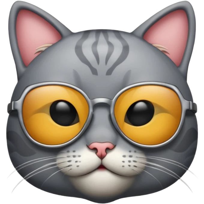 Cat wearing sunglasses emoji