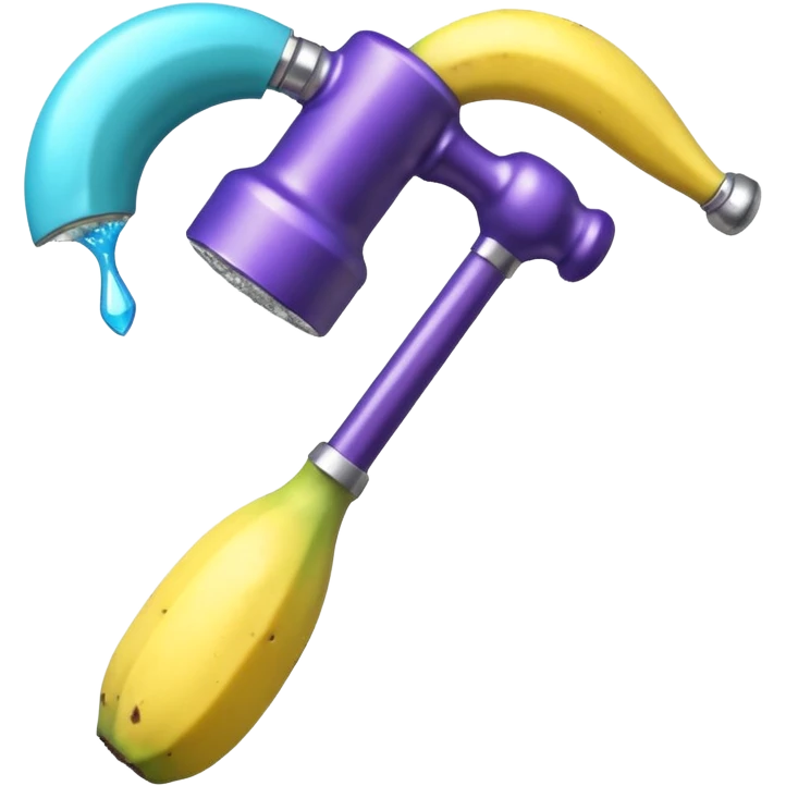 glitter purple and cian hammer ban emoji