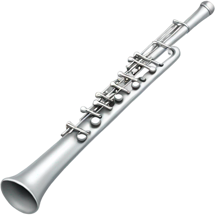 silver flute emoji
