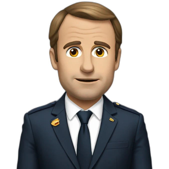 Macron démission emoji