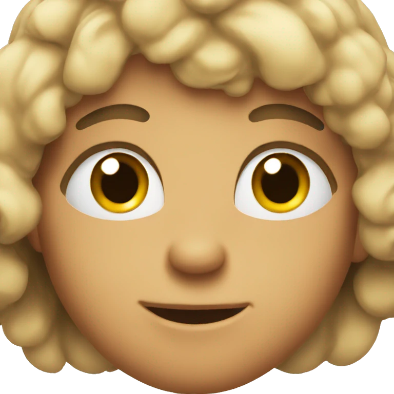 Cute face emoji