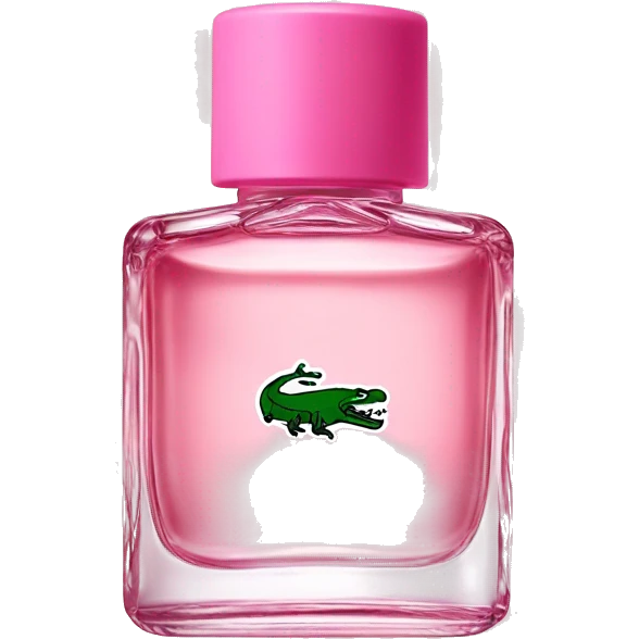 Lacoste pink perfume  emoji
