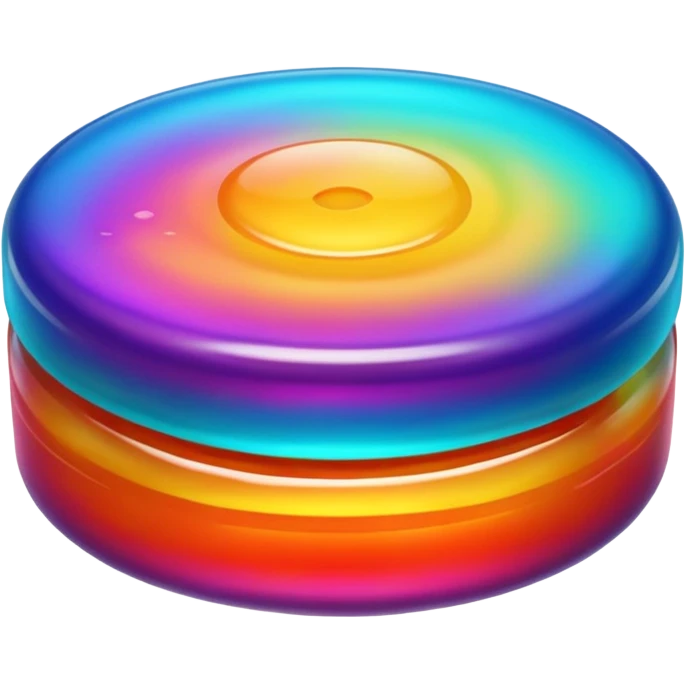 jelly disc smushed emoji