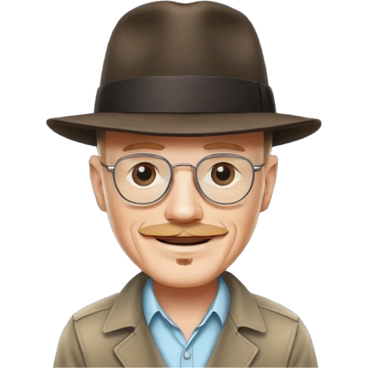 Hizenberg in hat  emoji