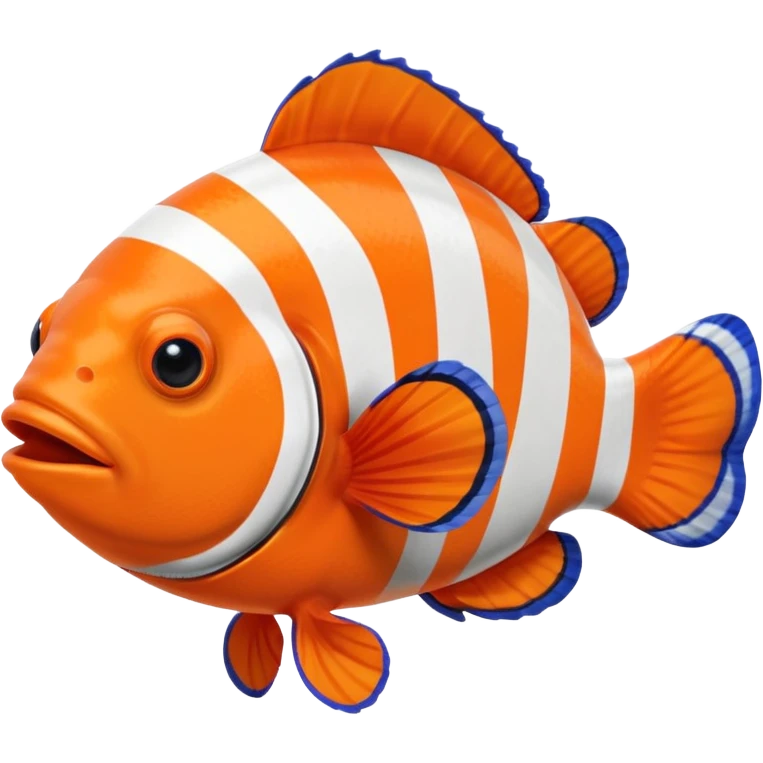 Tie Dye Clownfish emoji