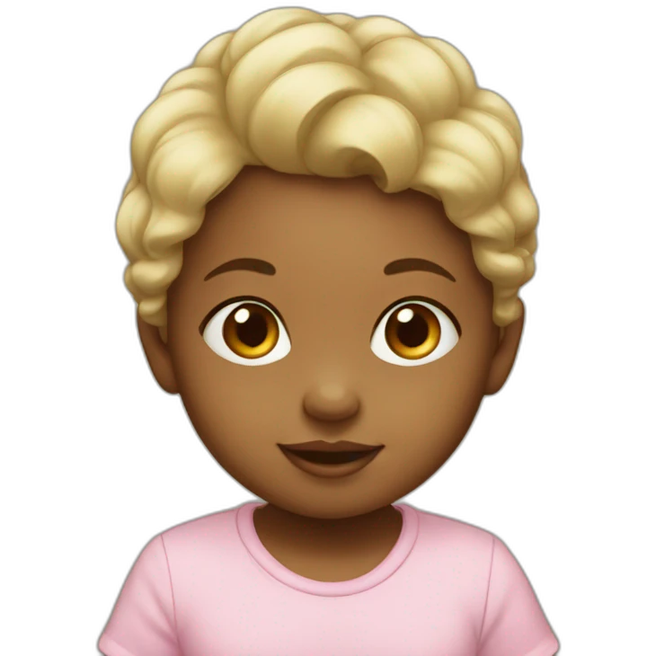 Baby girl olive emoji