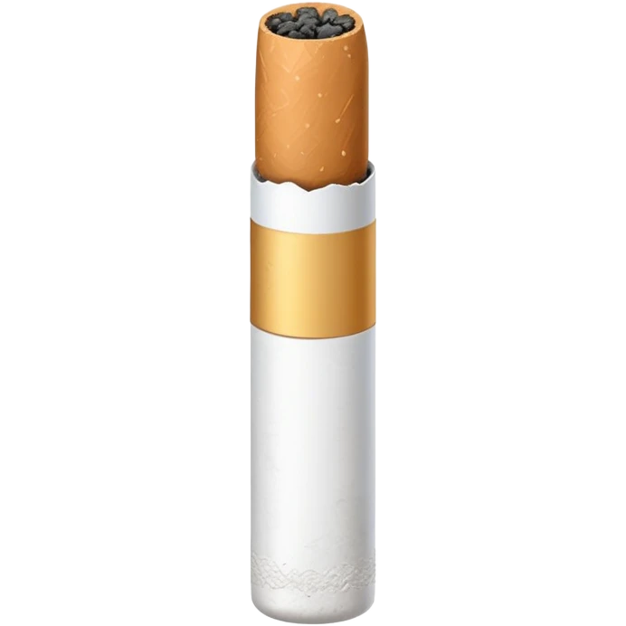 single white cigarette alone emoji