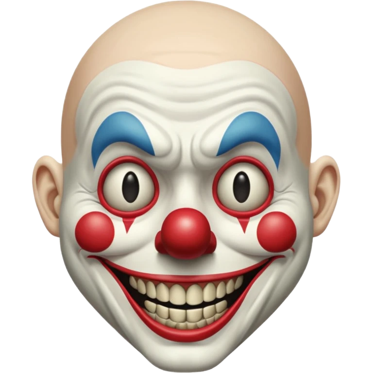Art the clown (bald mim) Terrifier movie emoji