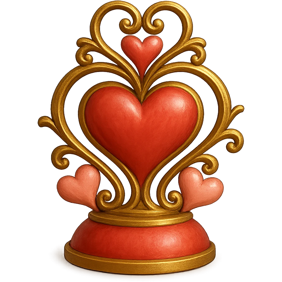 Remove the background, keep only the love object, no background, in gpt-image-1-xV0cMQyD3gM style. emoji
