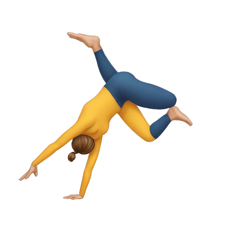 One arm handstand emoji