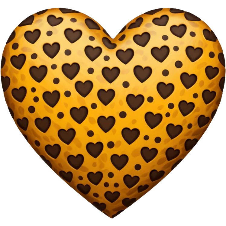 Cuore leopardato  emoji