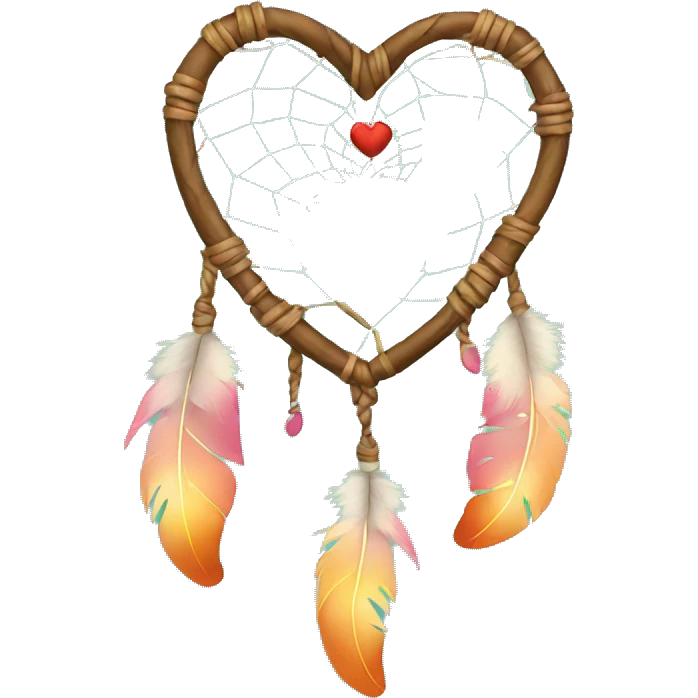 a heart dreamcatcher emoji