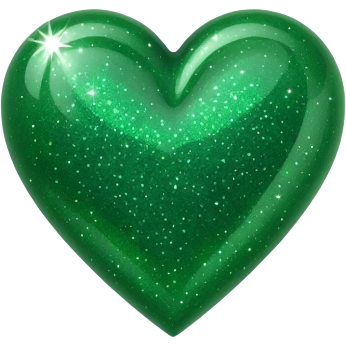 heart with green glitter emoji