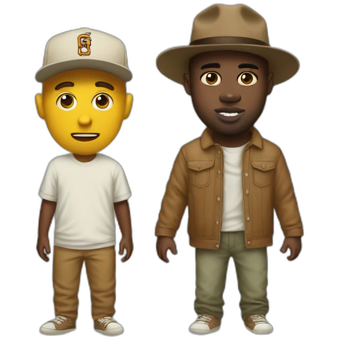tyler the creator and kanye west emoji
