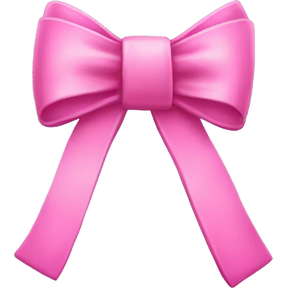 Gun pink bow emoji