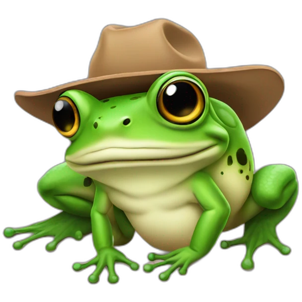 frog, goirlla, cowboy emoji