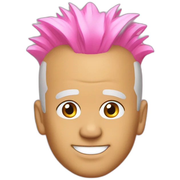 joe biden handsome pink mohawk emoji